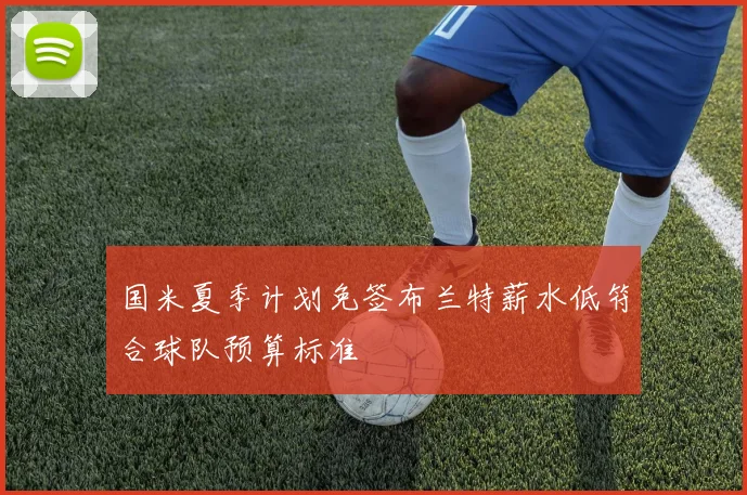 国米夏季计划免签布兰特薪水低符合球队预算标准